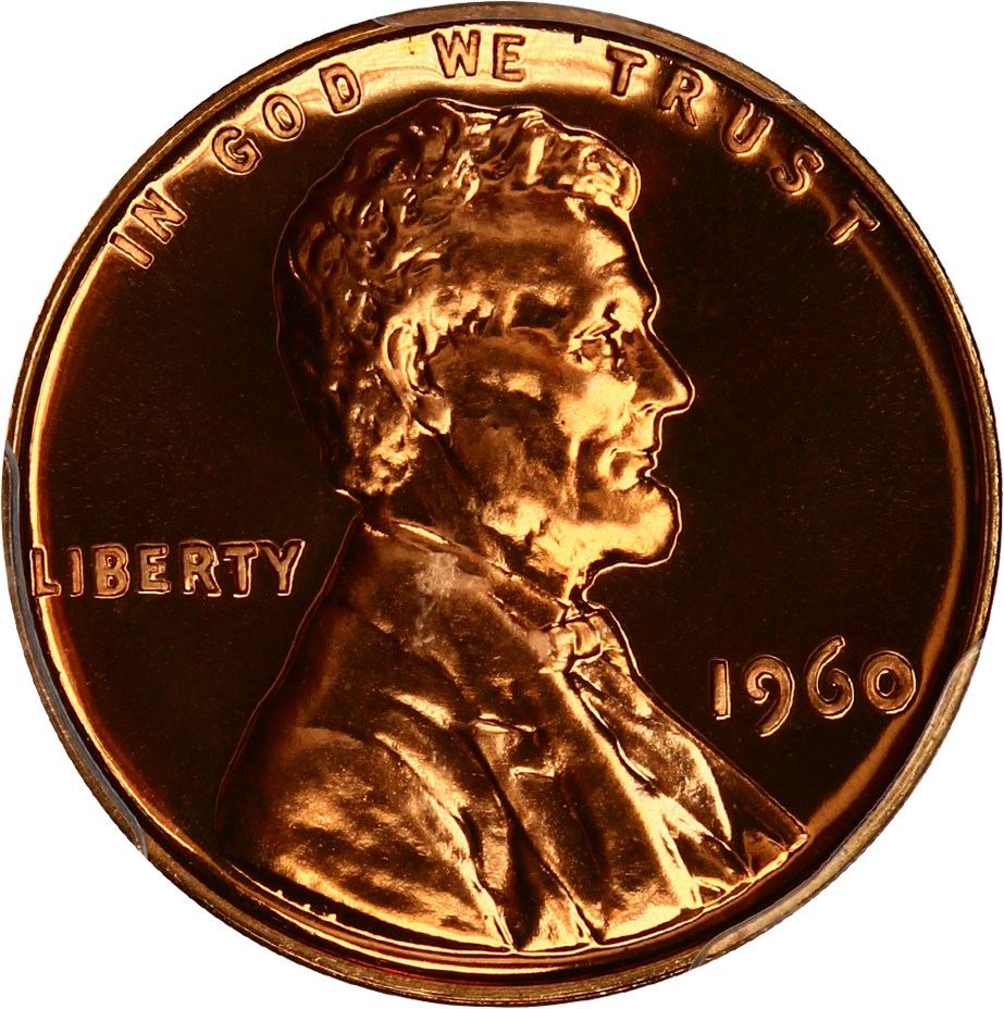 image for: 1960 1c PCGS Proof 67 RD (Large/Small Date)