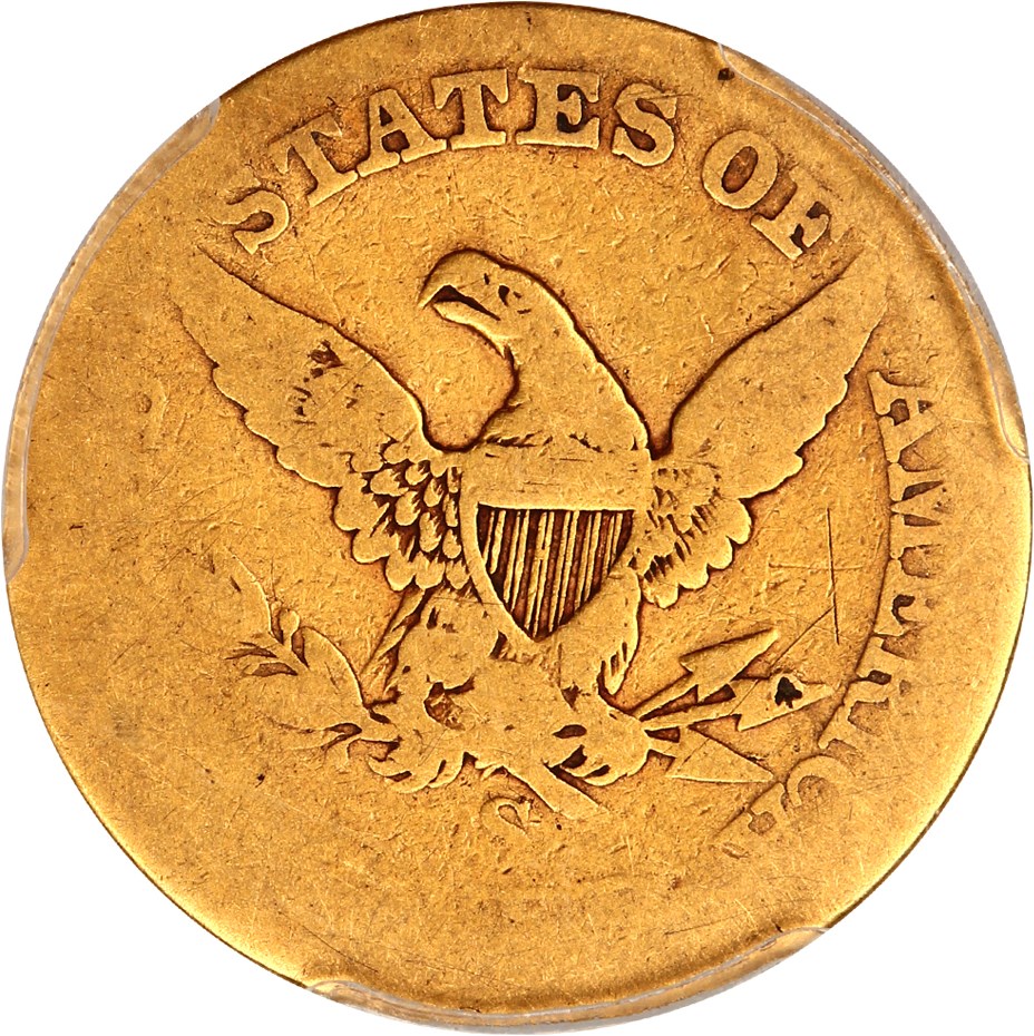 image for: 1864-S $5 PCGS/CAC AG-03