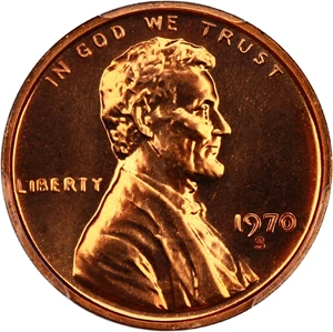 image for: 1970-S 1c PCGS Proof 67 RD (Small Date)