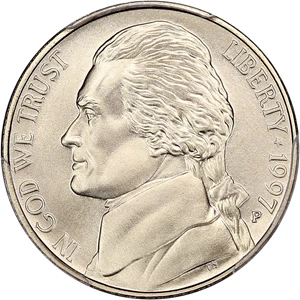 image for: 1997-P 5c PCGS MS70 FS (Special Mint Set)