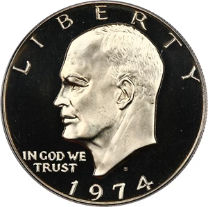 image for: 1974-S $1 PCGS Proof 69 DCAM (Clad)