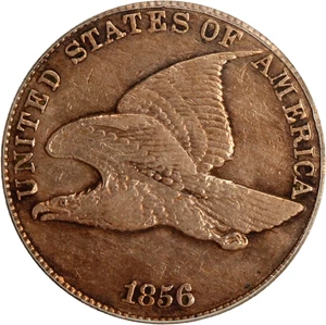 image for: 1856 Flying Eagle 1c PCGS/CAC VF20 (OGH)