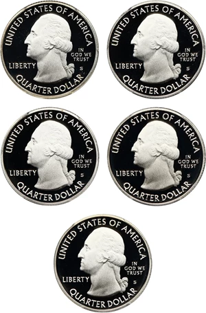 image for: 2011-S America the Beautiful Quarter Set 25c PCGS Proof 69 DCAM (Silver, 5 Coins)