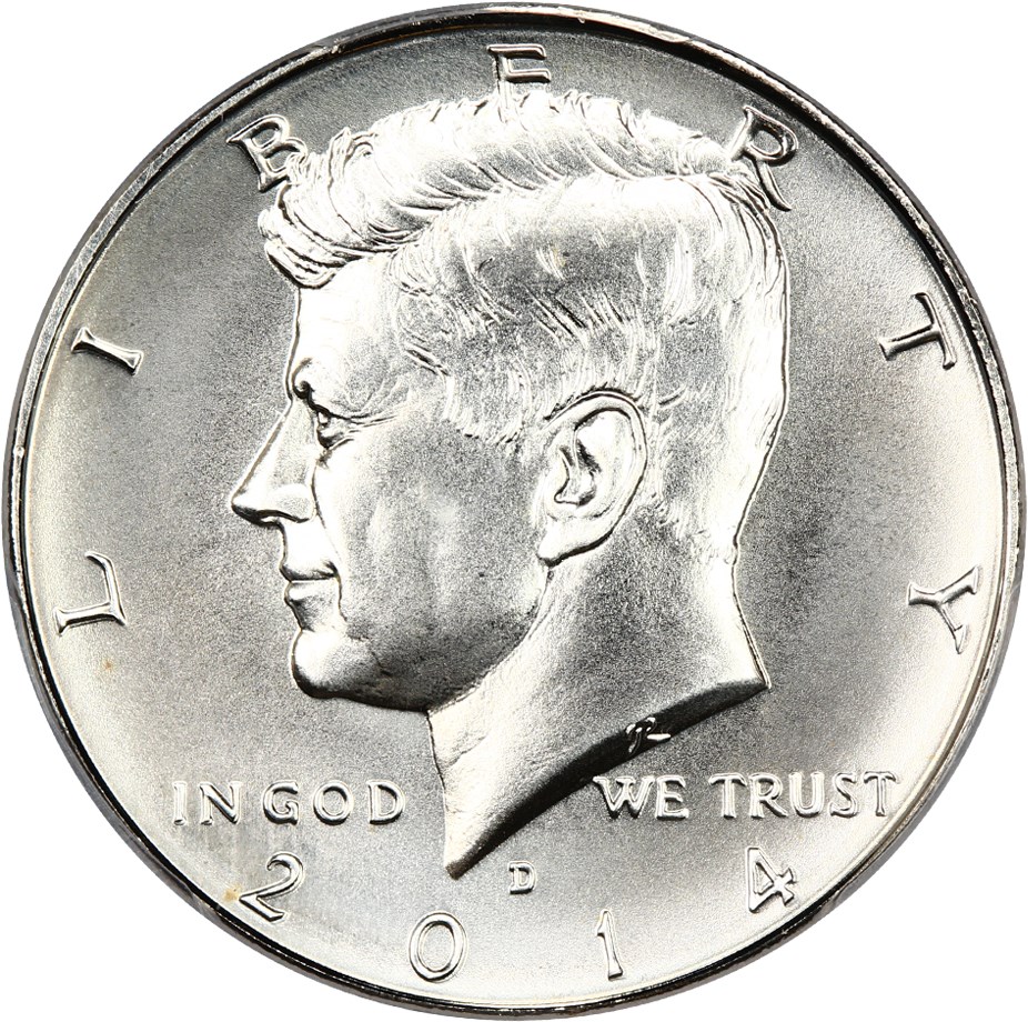 image for: 2014-D 50th Anniversary 50c PCGS MS70 (Silver, First Strike, Moy Signature)