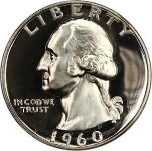 image for: 1960 25c NGC Proof 66 CAM