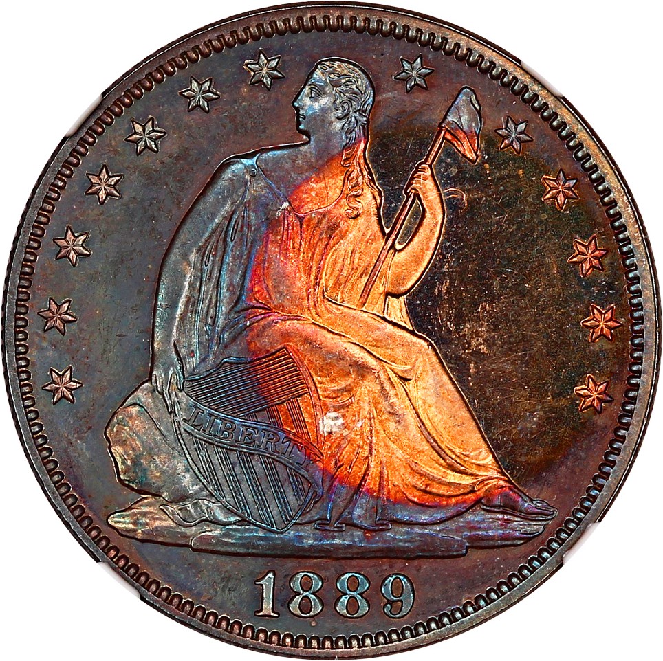 image for: 1889 50c NGC Proof 64+