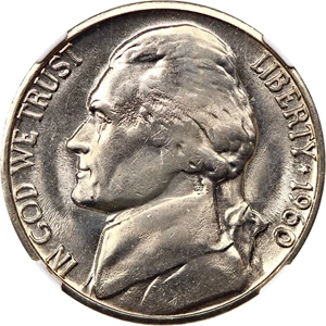 image for: 1960-D 5c NGC MS65