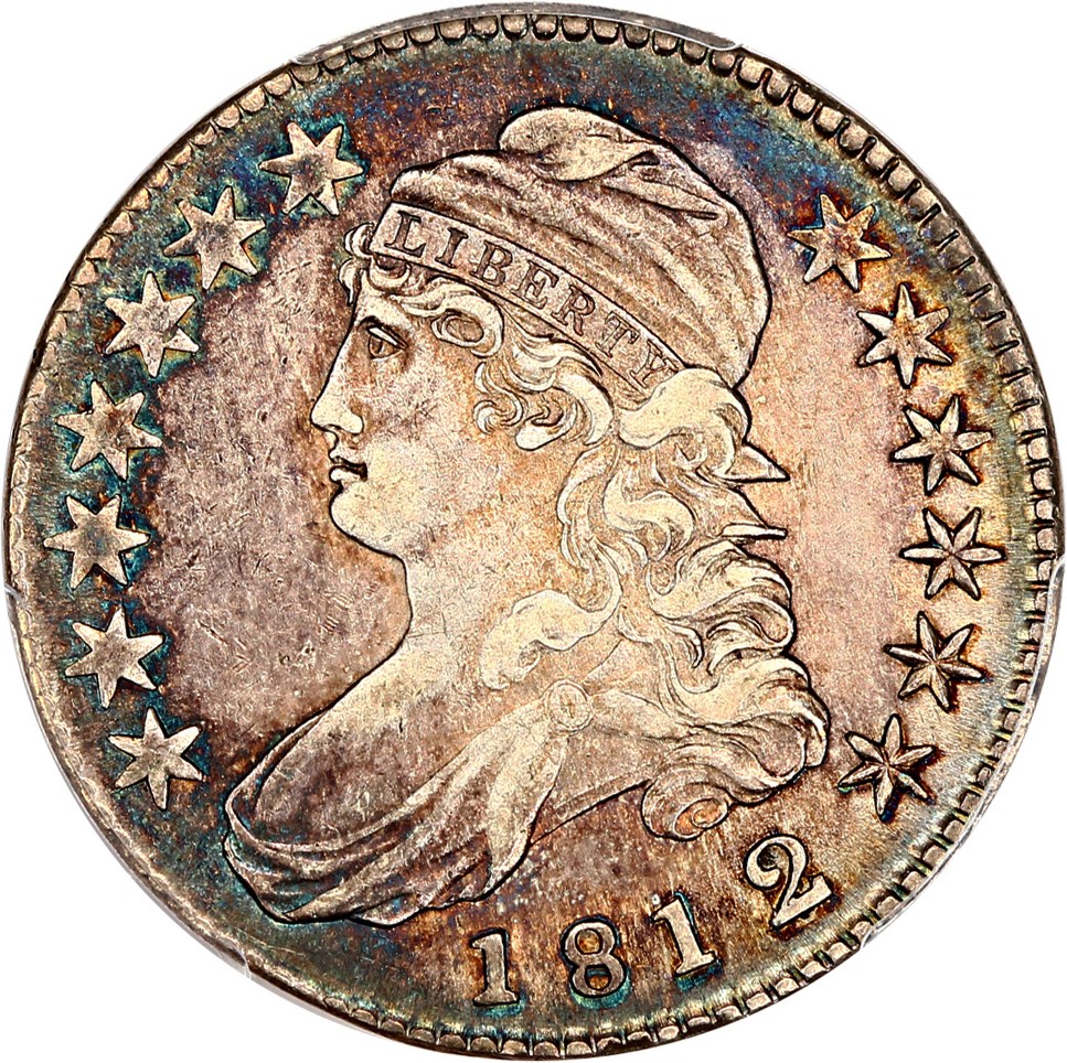 image for: 1812/1 50c PCGS XF40 (Small 8)