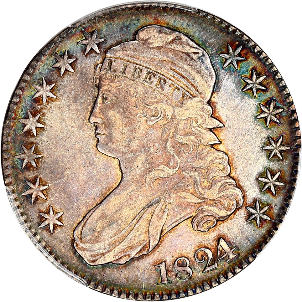 image for: 1824/1 50c PCGS XF40
