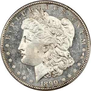 image for: 1890 $1 PCGS MS62 PL