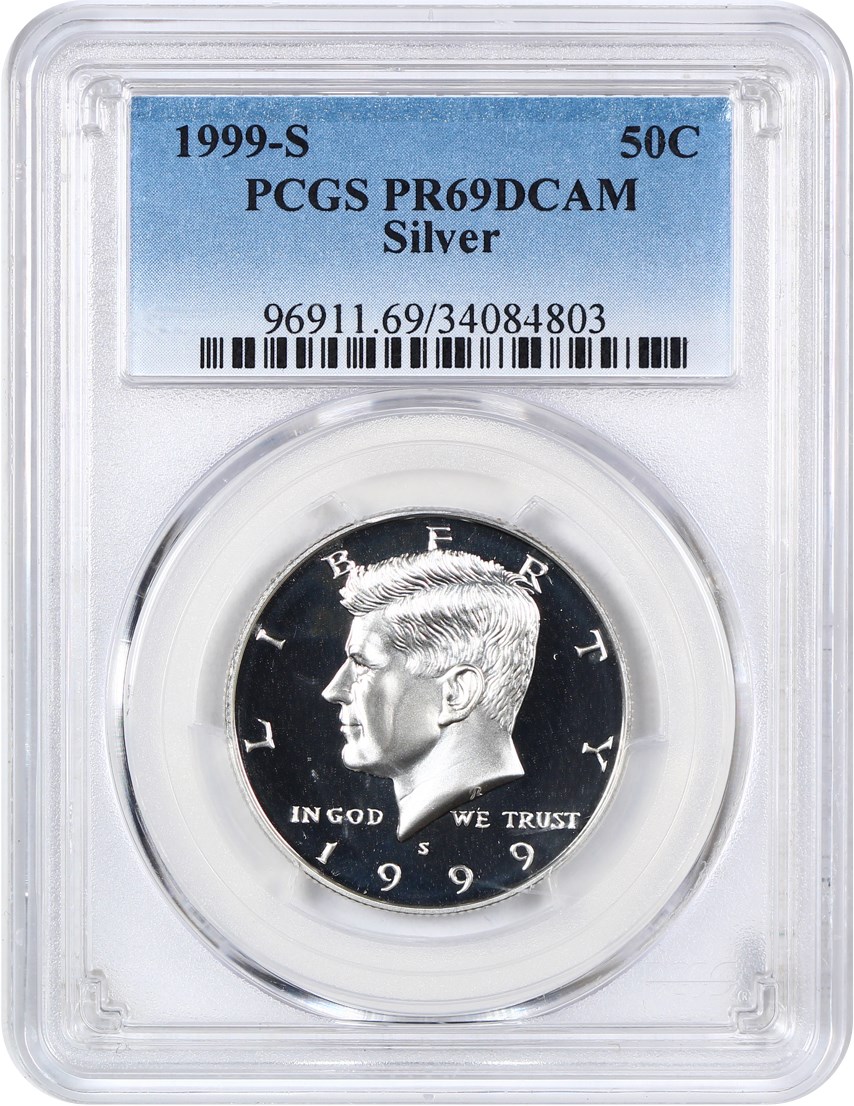 image for: 1999-S 50c PCGS Proof 69 DCAM (Silver)