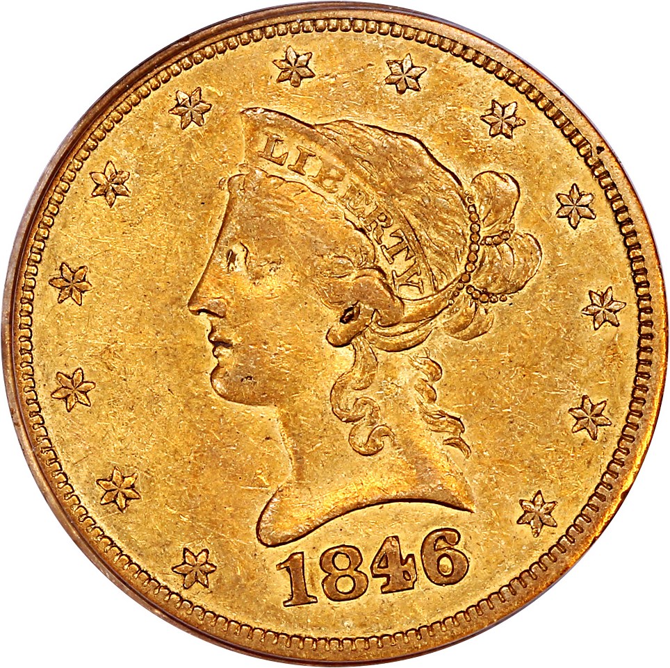 image for: 1846-O $10 PCGS XF45