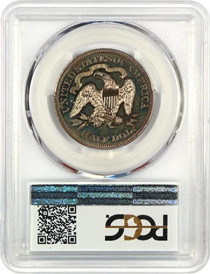 image for: 1871 50c PCGS Proof 65 ex: D.L. Hansen