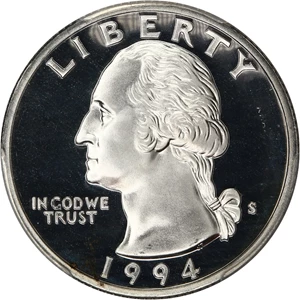 image for: 1994-S 25c PCGS Proof 69 DCAM (Silver)