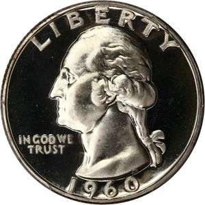 image for: 1960 25c PCGS Proof 66 CAM