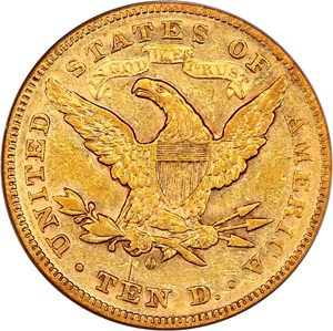 image for: 1880-O $10 PCGS AU50