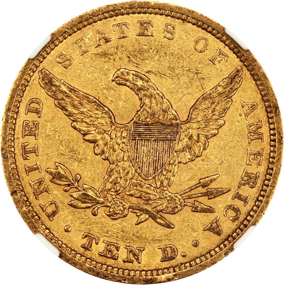 image for: 1840 $10 NGC AU58