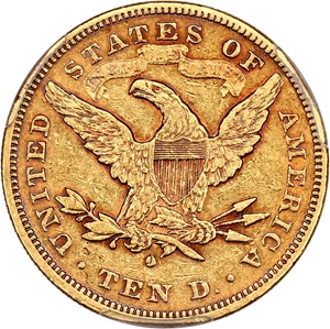 image for: 1880-O $10 PCGS XF45