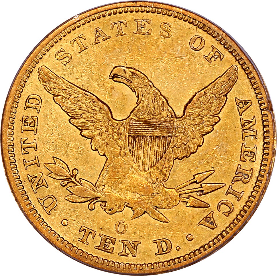 image for: 1846-O $10 PCGS XF45
