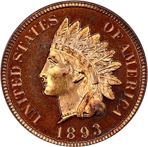 image for: 1893 1c PCGS Proof 65 RD