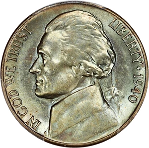 image for: 1940-S 5c PCGS MS64