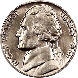 image for: 1946 5c PCGS MS66