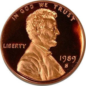 image for: 1989-S 1c PCGS Proof 69 RD DCAM