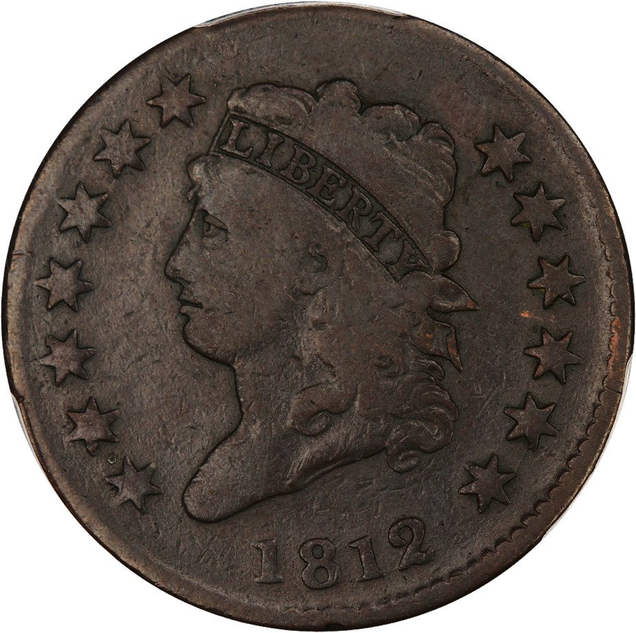 image for: 1812 1c PCGS VG-10 (Small Date)