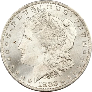 image for: 1883-O $1 PCGS MS67