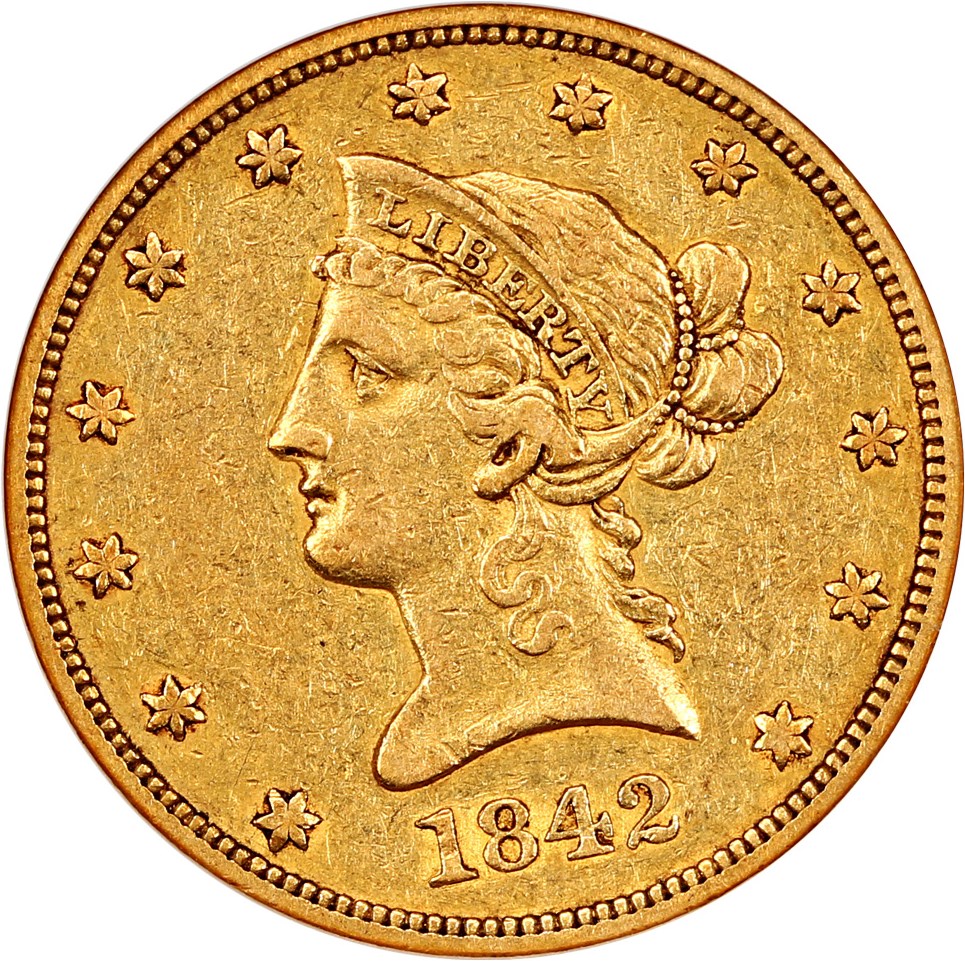 image for: 1842-O $10 NGC XF40 