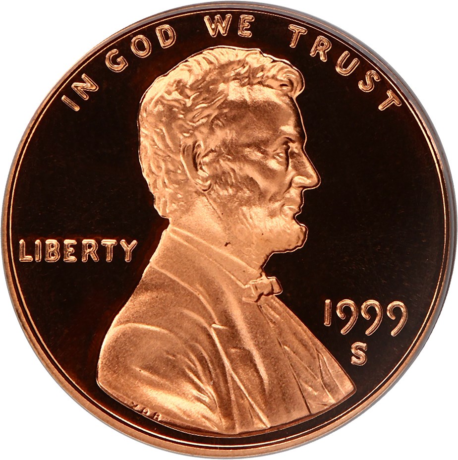 image for: 1999-S 1c PCGS Proof 69 RD DCAM