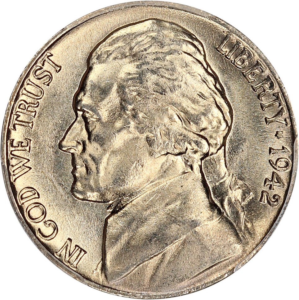 image for: 1942 5c PCGS MS65 (Type 1)