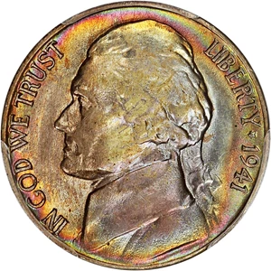 image for: 1941-D 5c PCGS MS64