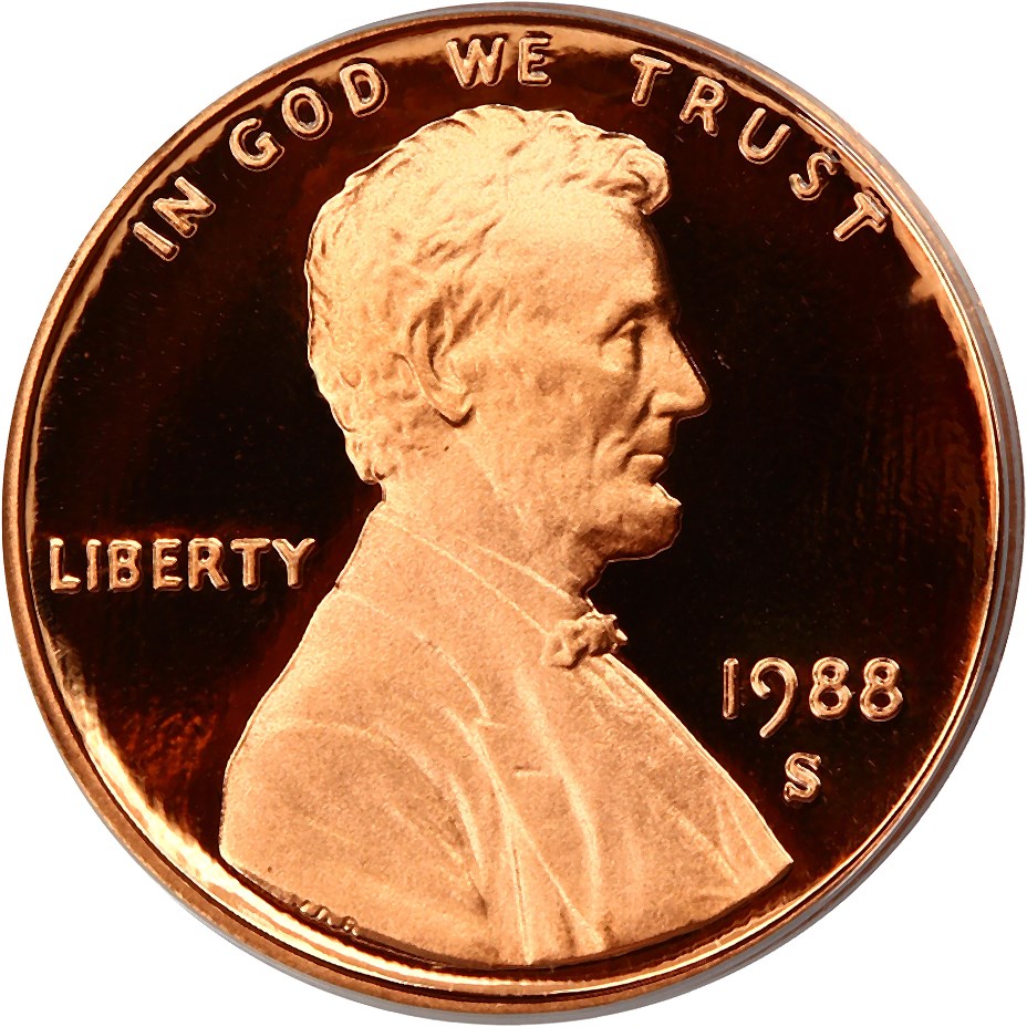 image for: 1988-S 1c PCGS Proof 69 RD DCAM