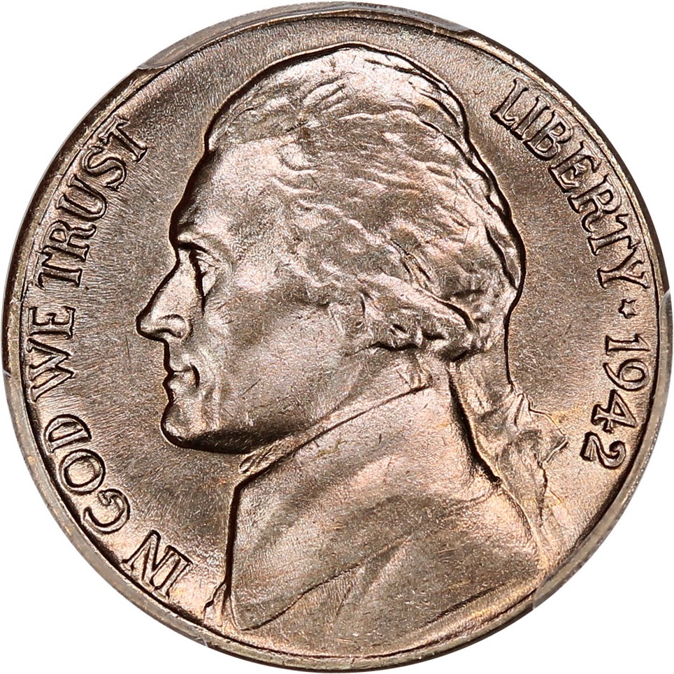 image for: 1942 5c PCGS MS65 (Type 1)