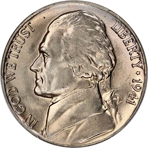 image for: 1941 5c PCGS MS65