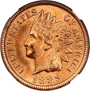image for: 1889 1c NGC MS64 RB