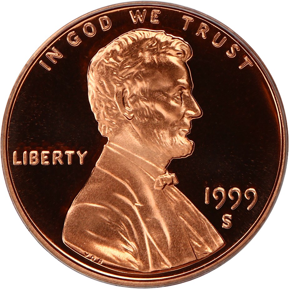 image for: 1999-S 1c PCGS Proof 69 RD DCAM