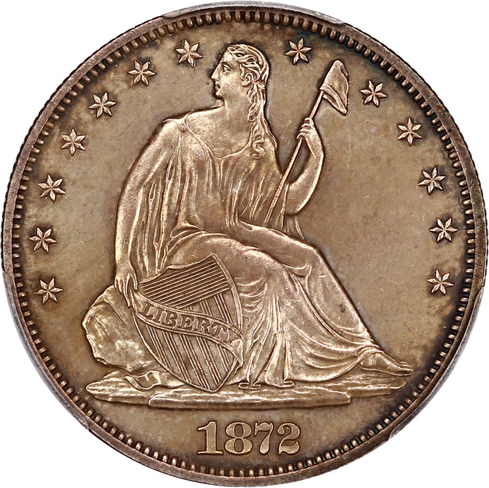 image for: 1872 50c PCGS Proof 62