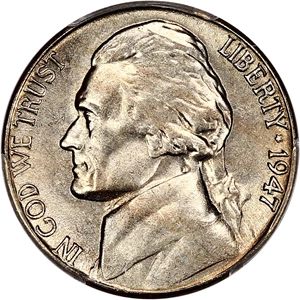image for: 1947-S 5c PCGS MS66 FS