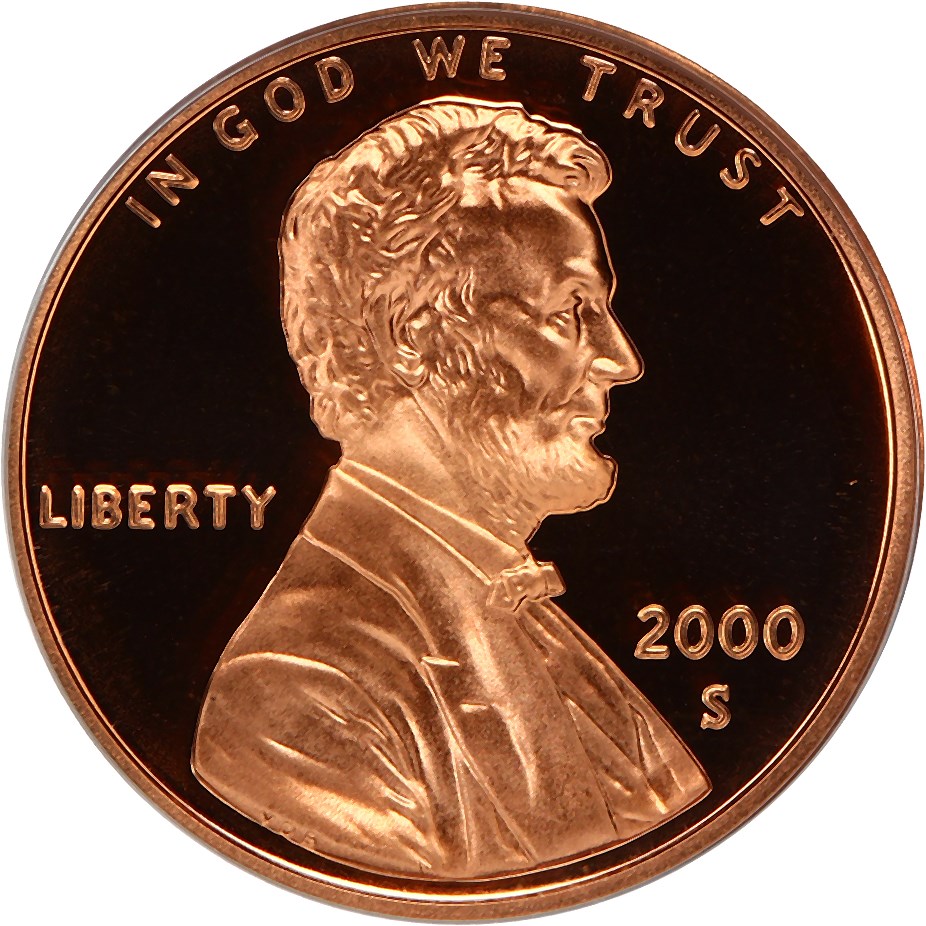 image for: 2000-S 1c PCGS Proof 69 RD DCAM
