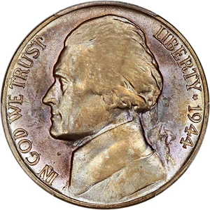 image for: 1944-D 5c PCGS MS64