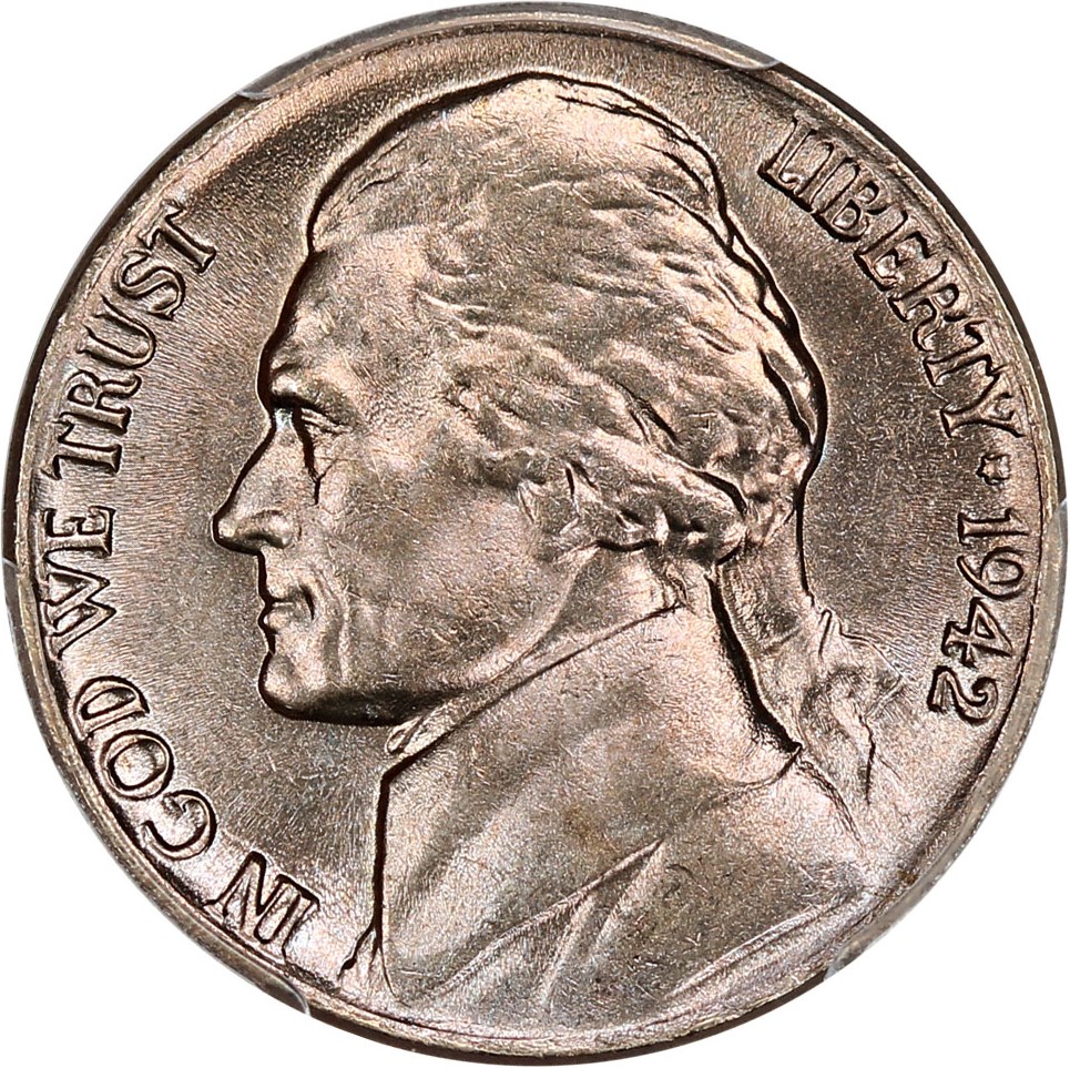 image for: 1942 5c PCGS MS65 (Type 1)