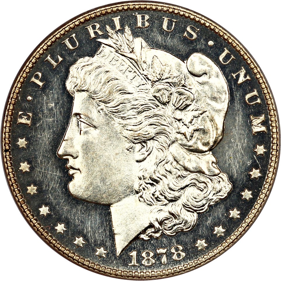 image for: 1878 8TF $1 PCGS/CAC Proof 63 CAM