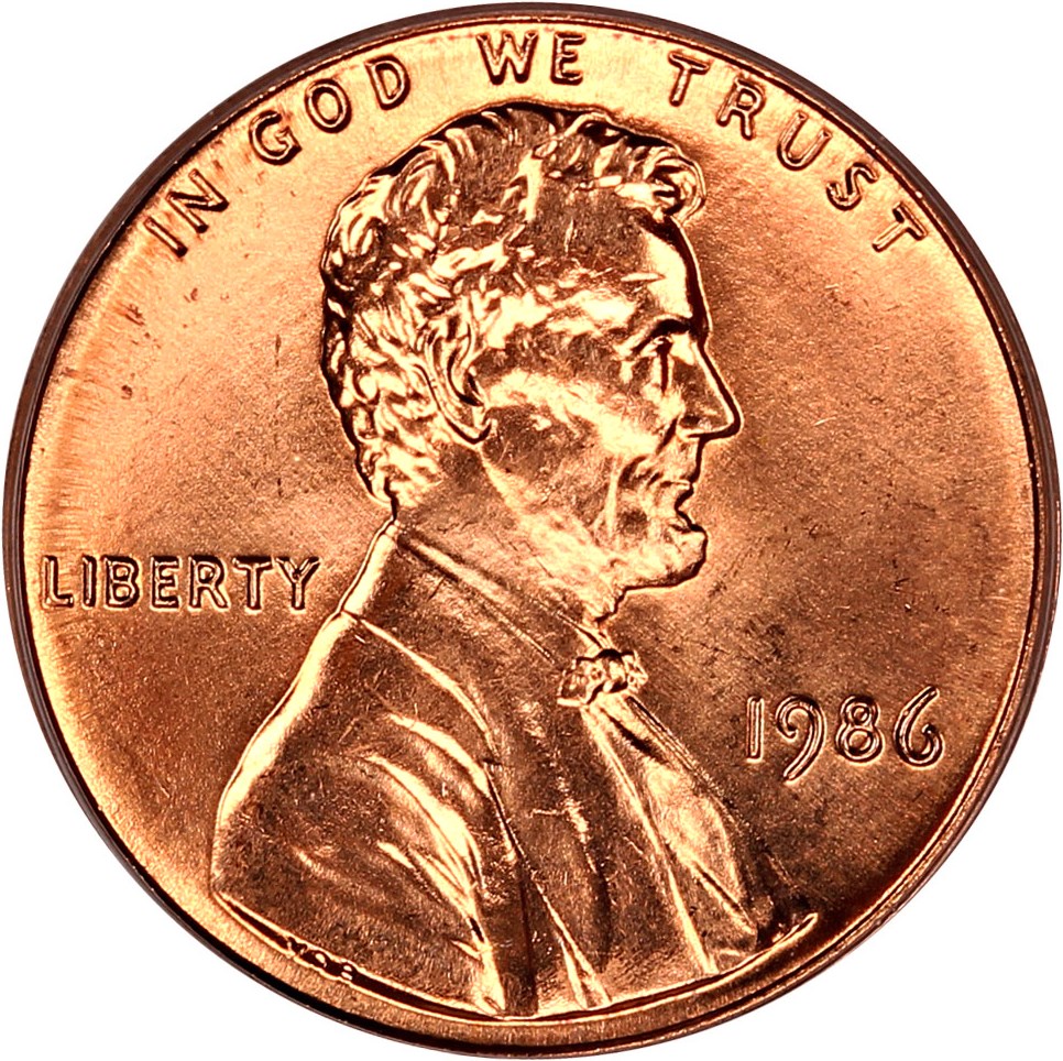 image for: 1986 1c PCGS MS67 RD