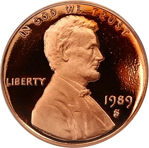 image for: 1989-S 1c PCGS Proof 69 RD DCAM