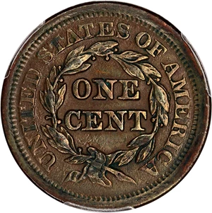 image for: 1852 1c PCGS AU Details (Cleaned)