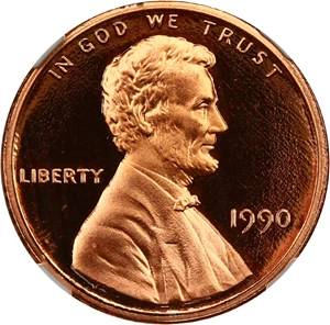 image for: 1990 No S 1c NGC Proof 69 RD UCAM