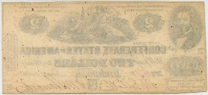 image for: FR. T42 1862 $2 Confederate States of America PMG About Unc 55 EPQ