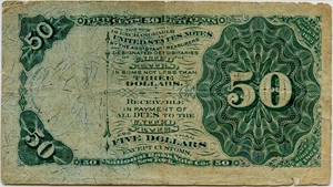 image for: FR. 1379 Fourth Issue Fractional Currency 50c PMG Very Fine 25